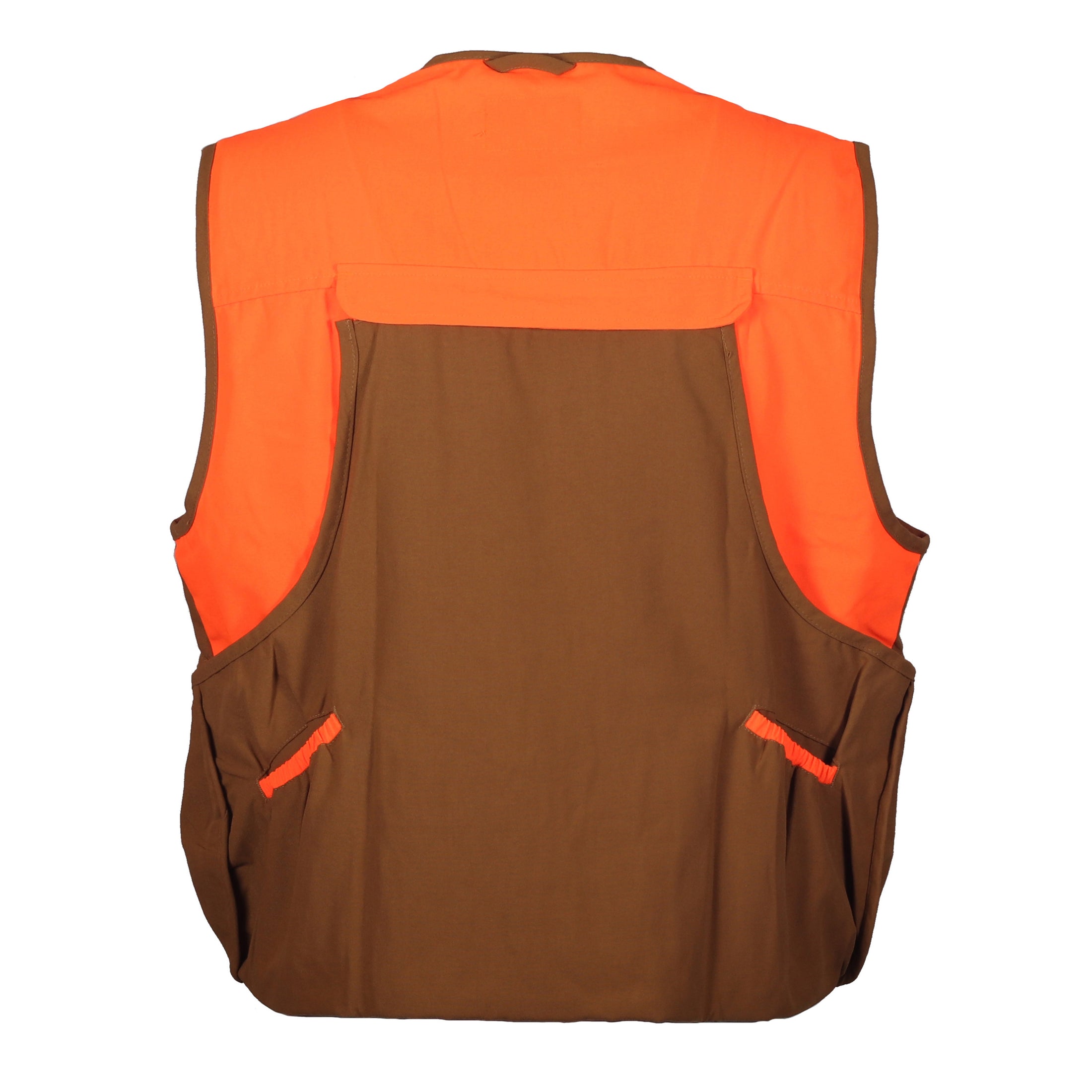gamehide Pheasant Vest back (marsh brown/blaze orange)