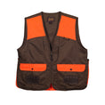 Load image into Gallery viewer, gamehide Lightweight Dove & Upland Vest front (dark brown/blaze orange)