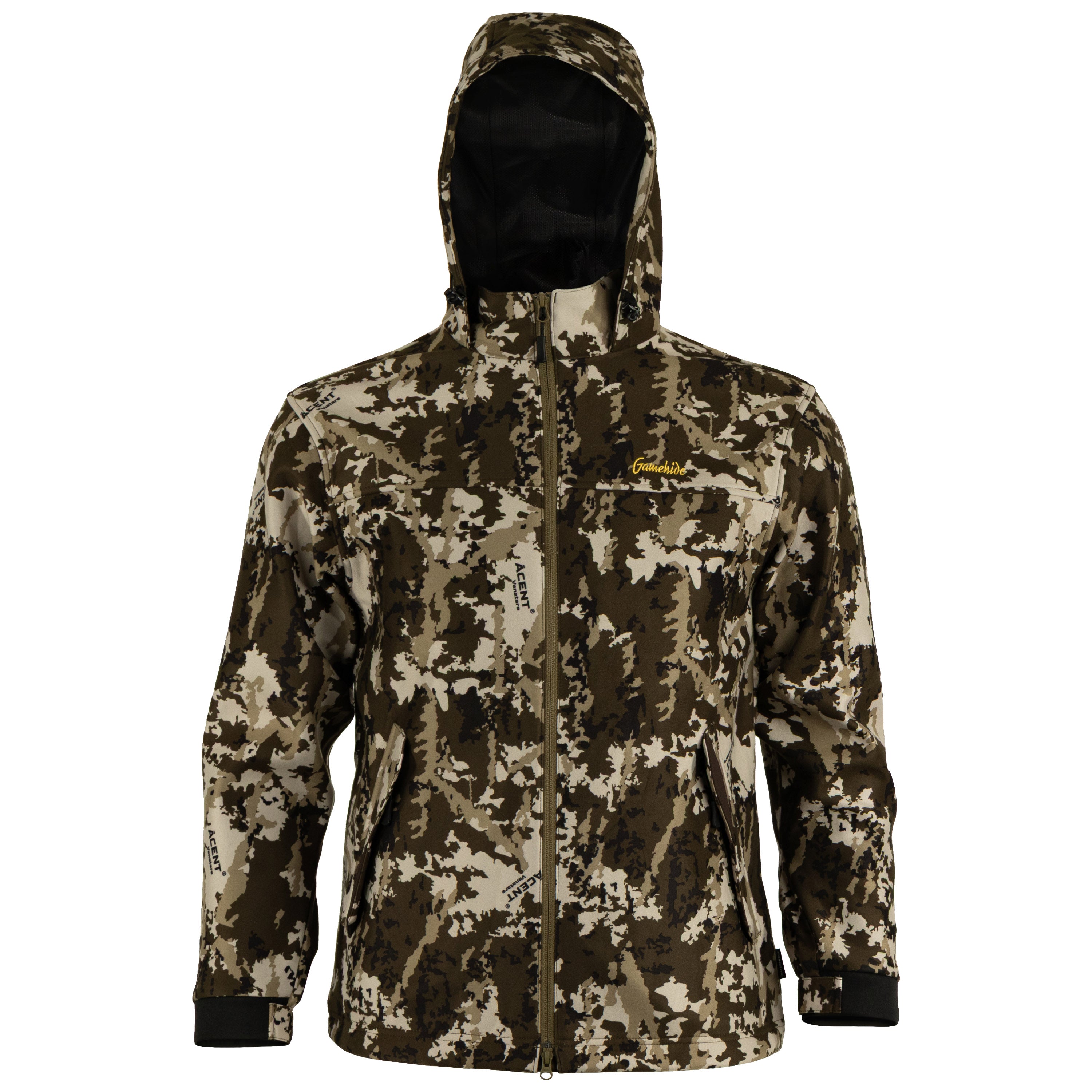 Uninsulated Camo Waterproof Jacket HUK Men's Camo Packable Rain Jacket