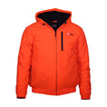 Load image into Gallery viewer, Deer Camp jacket front (blaze orange)
