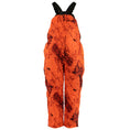 Load image into Gallery viewer, gamehide Flatland Bib front (naked north blaze orange camo)