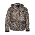Load image into Gallery viewer, gamehide slough creek jacket back view (mossy oak shadow grass blades)