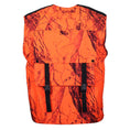 Load image into Gallery viewer, gamehide Mountain Pass Big Game Vest Extreme back (naked north blaze orange camo)