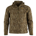 Load image into Gallery viewer, Solitude ridge pullover - hood down - front view (mossy oak new bottomland)
