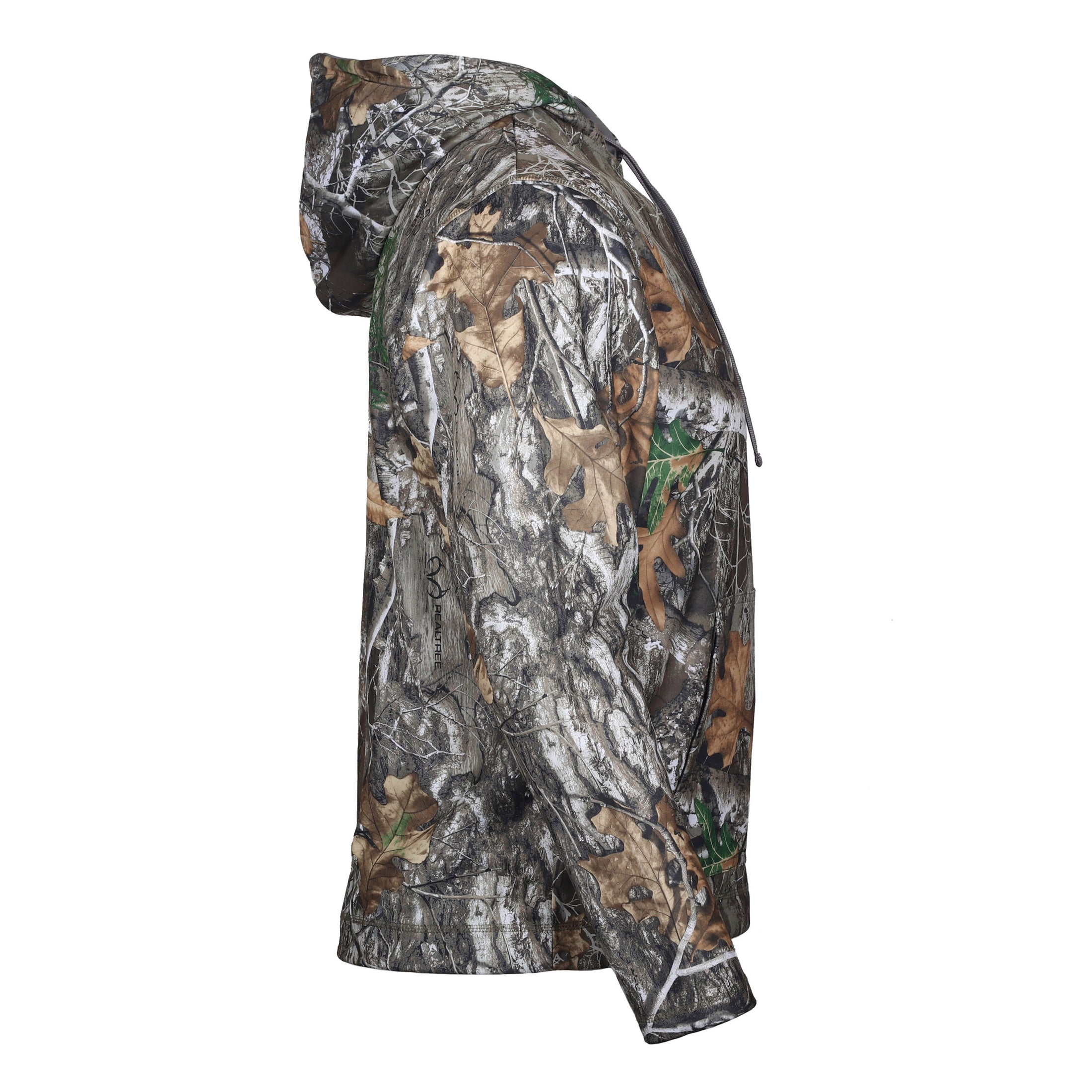 gamehide Performance Fleece Hoodie side (realtree edge)