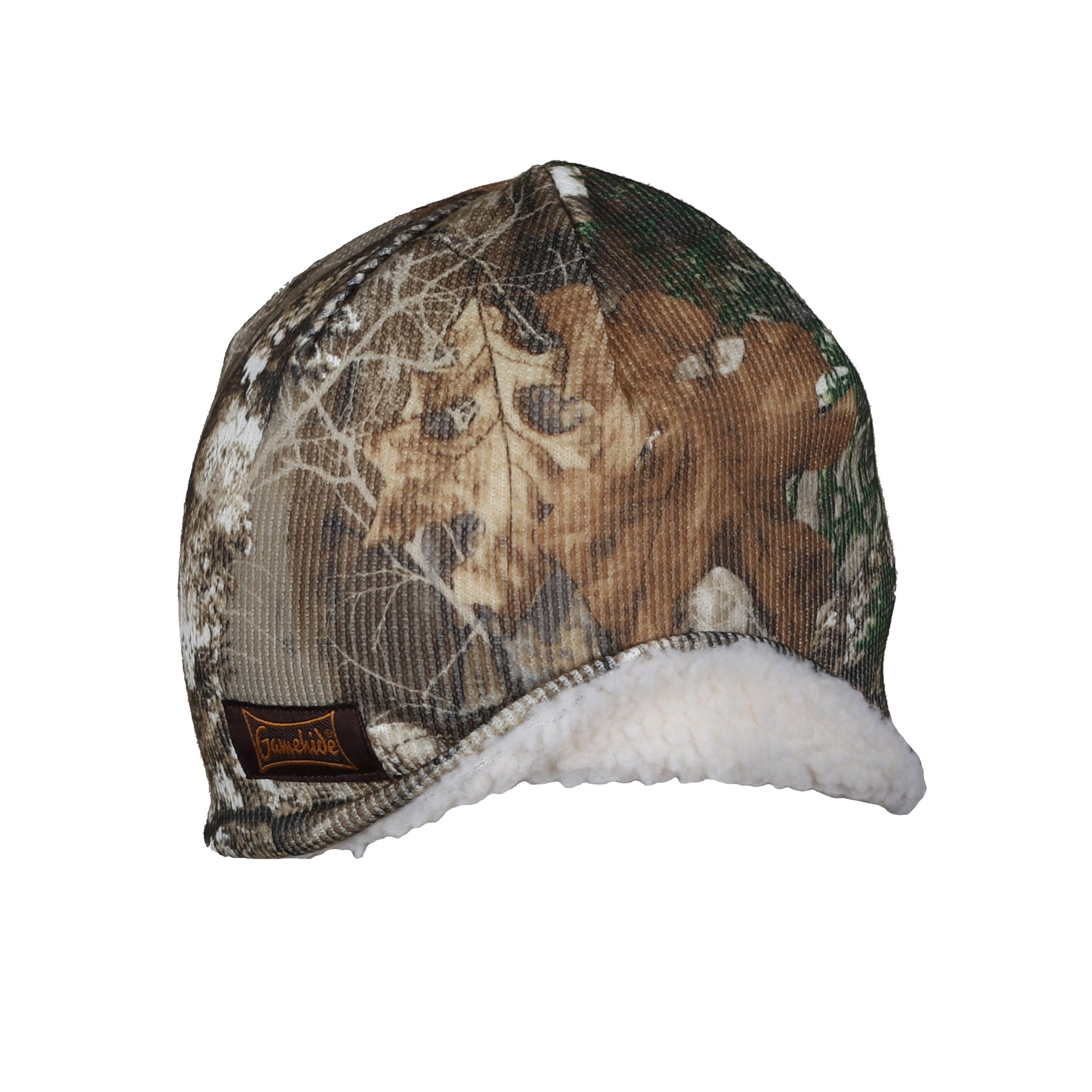 gamehide tundra skull cap ear side flipped (realtree edge)