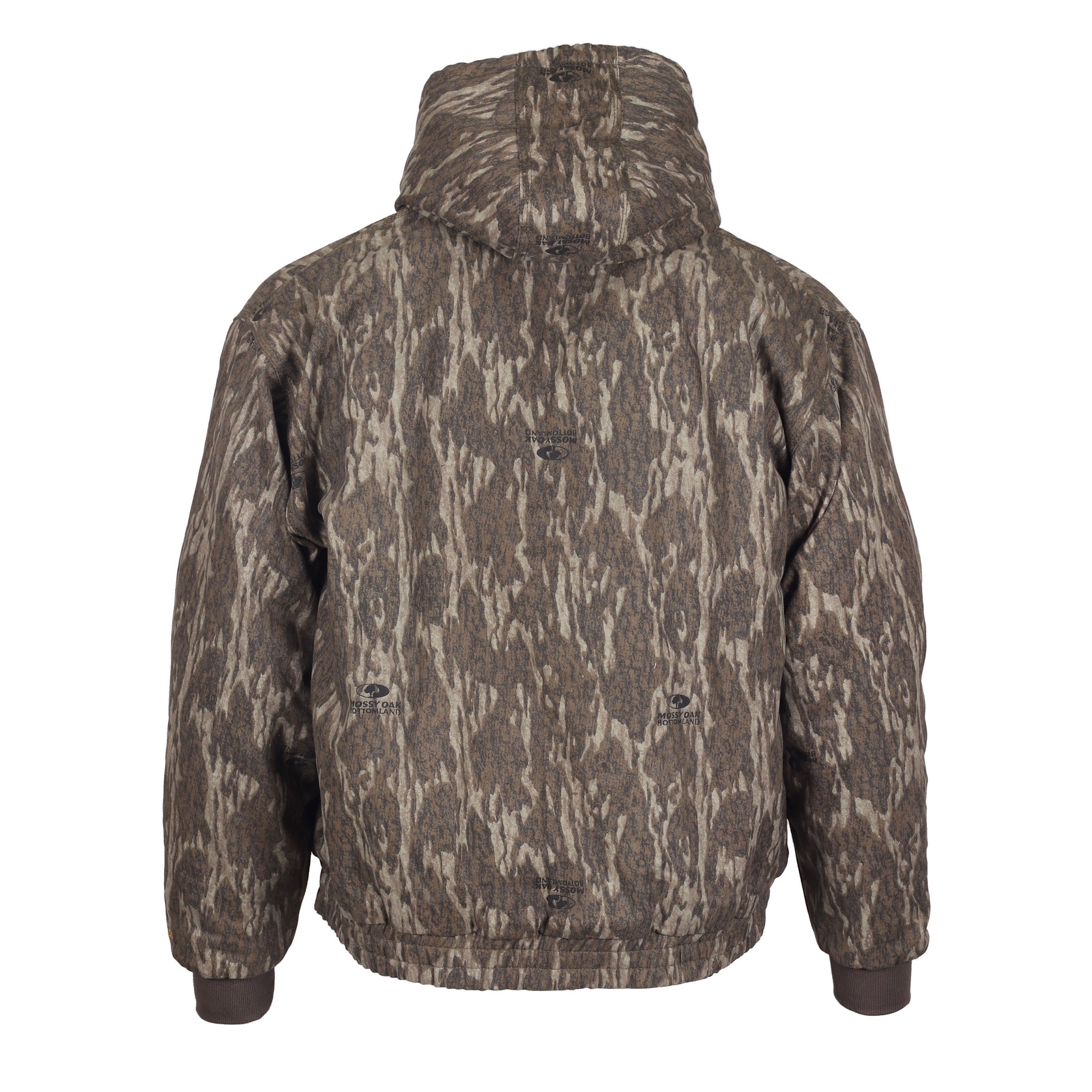 gamehide Lock Down Jacket back (mossy oak new bottomland)