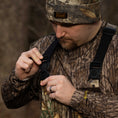 Load image into Gallery viewer, primaloft hunting bib buckles