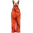 Load image into Gallery viewer, Gamehide embers edge bib - back view - (naked north blaze orange camo)