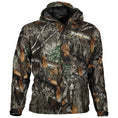 Load image into Gallery viewer, Gamehide Deer Camp Rain Jacket - Front View - Realtree Edge