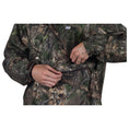 Load image into Gallery viewer, Gamehide Deer Camp Rain Jacket - Dump Pockets View - Realtree Edge