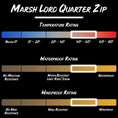 Load image into Gallery viewer, Gamehide marsh lord quarter zip product specifications