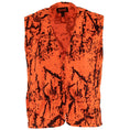 Load image into Gallery viewer, Blaze Lite Vest front view (shape shift blaze orange camo)