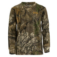 Load image into Gallery viewer, gamehide toddler hunt camp long sleeve tee (realtree apx)