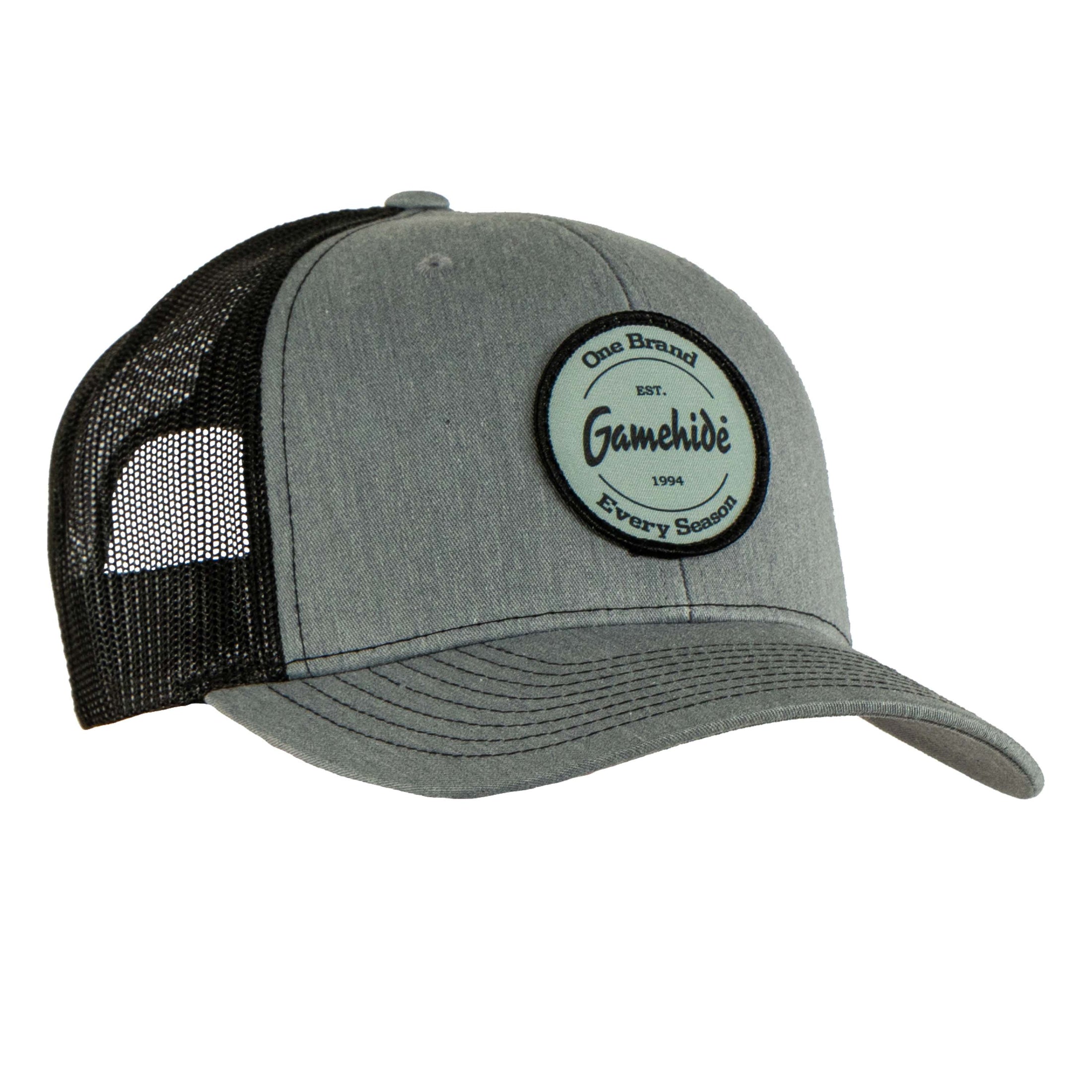 Gamehide Richardson 112 Hat - Front View - Gray Circle