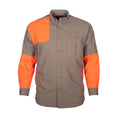 Load image into Gallery viewer, gamehide upland shooting shirt (tan/blaze orange)