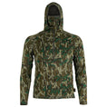 Load image into Gallery viewer, ElimiTick AeroFlex Hoodie Front with mask - (mossy oak original greenleaf)