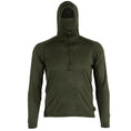 Load image into Gallery viewer, ElimiTick AeroFlex Hoodie Front with mask - (loden)