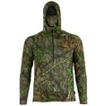 Load image into Gallery viewer, ElimiTick AeroFlex Tick Repelling Lightweight Stretch Hoodie Front with mask - (mossy oak obsession)