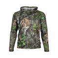 Load image into Gallery viewer, gamehide ElimiTick Lightweight Long Sleeve Hooded Shirt front (mossy oak obsession)