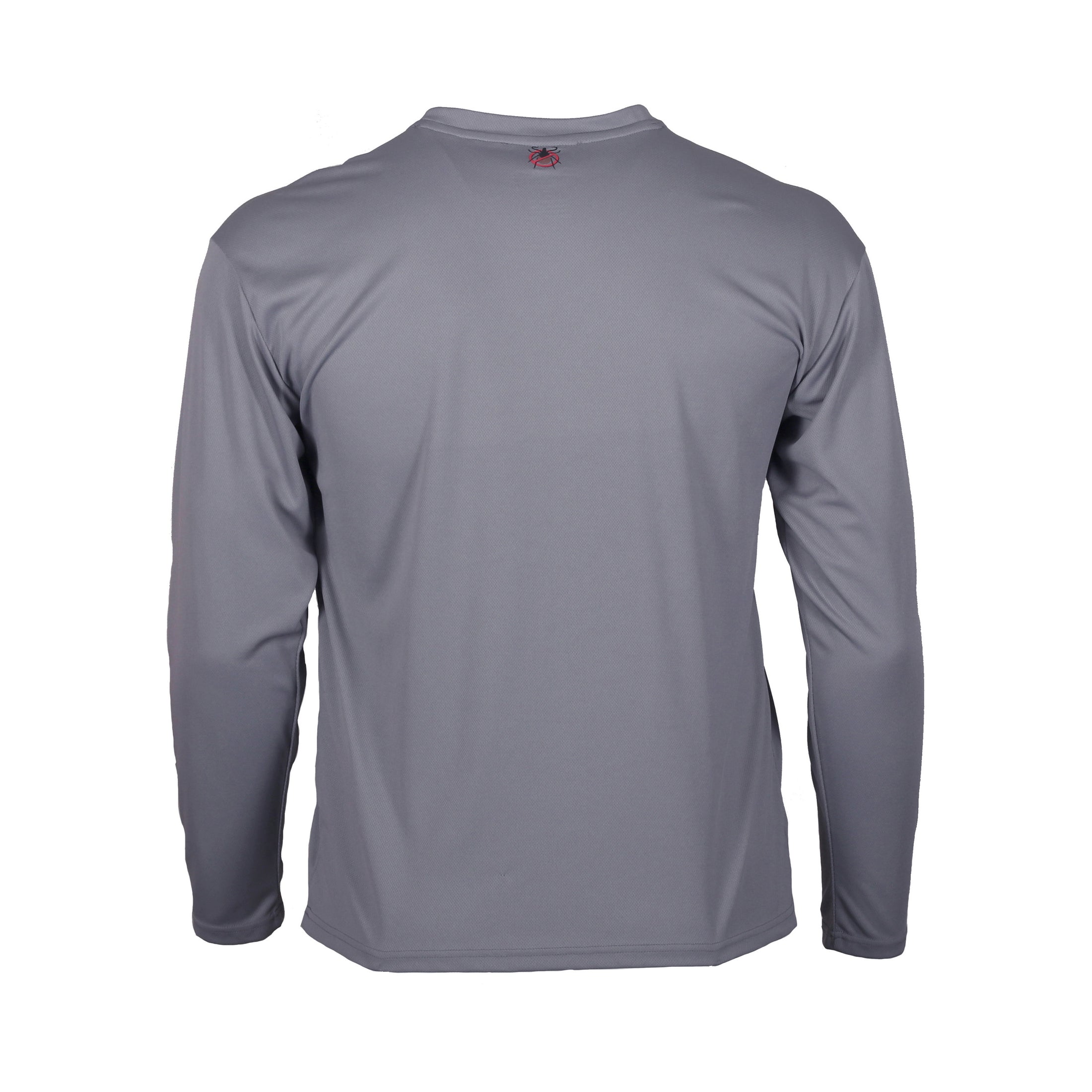 gamehide ElimiTick Long Sleeve Tech Shirt back (gray)
