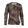Load image into Gallery viewer, gamehide elimitick womens long sleeve shirt front view (realtree edge)