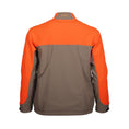 Load image into Gallery viewer, gamehdie Fenceline Upland Hunting Jacket back (tan/blaze orange)