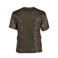 Load image into Gallery viewer, gamehide rapid wick short sleeve tee back view (mossy oak new bottomland)