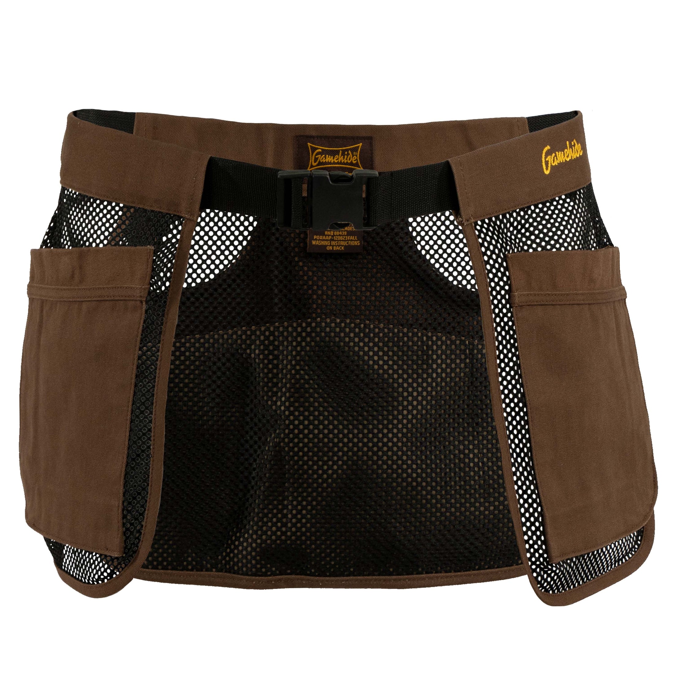 gamebird belt closed (dark brown)