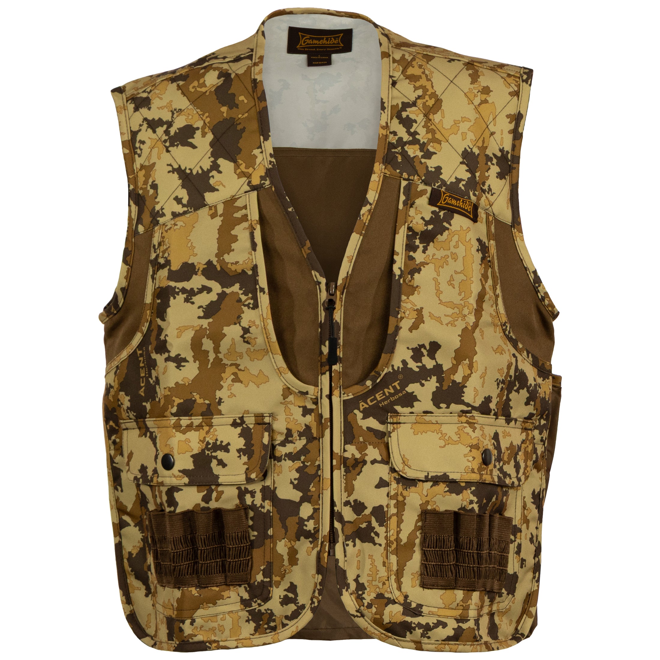 gamehide Lightweight Dove & Upland Vest front (acent herbosa)