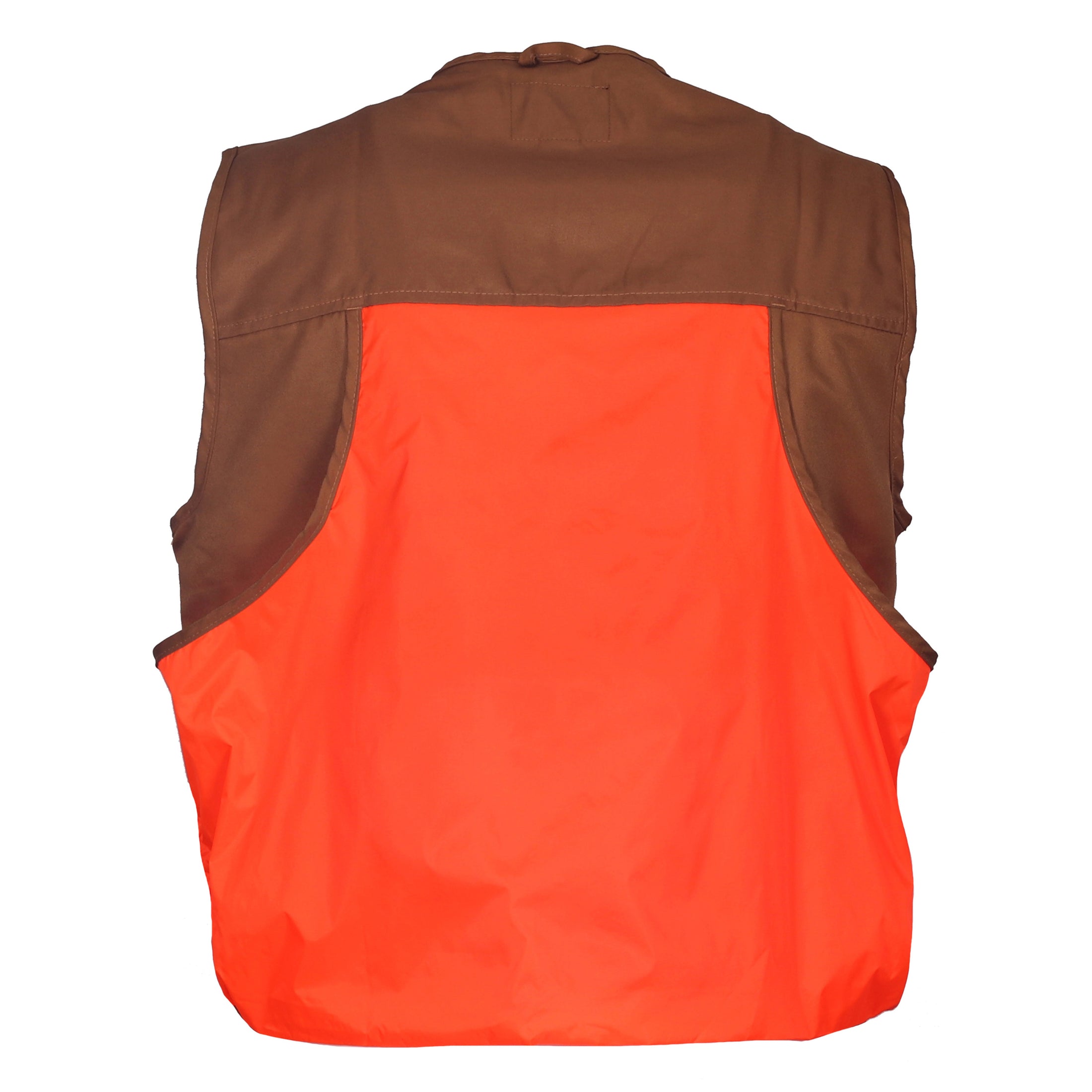 Gamehide - Front Loader Vest - Back View - #color_marsh-brown-orange