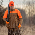 Load image into Gallery viewer, Upland hunting jacket front in the field


