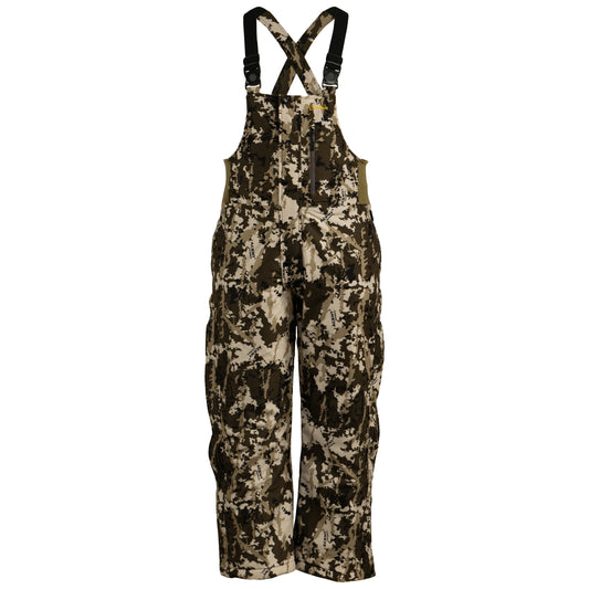 Gamehide ridgeline bib front view (acent venatare)