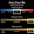 Load image into Gallery viewer, Deer Camp Bib - Temp Rating
