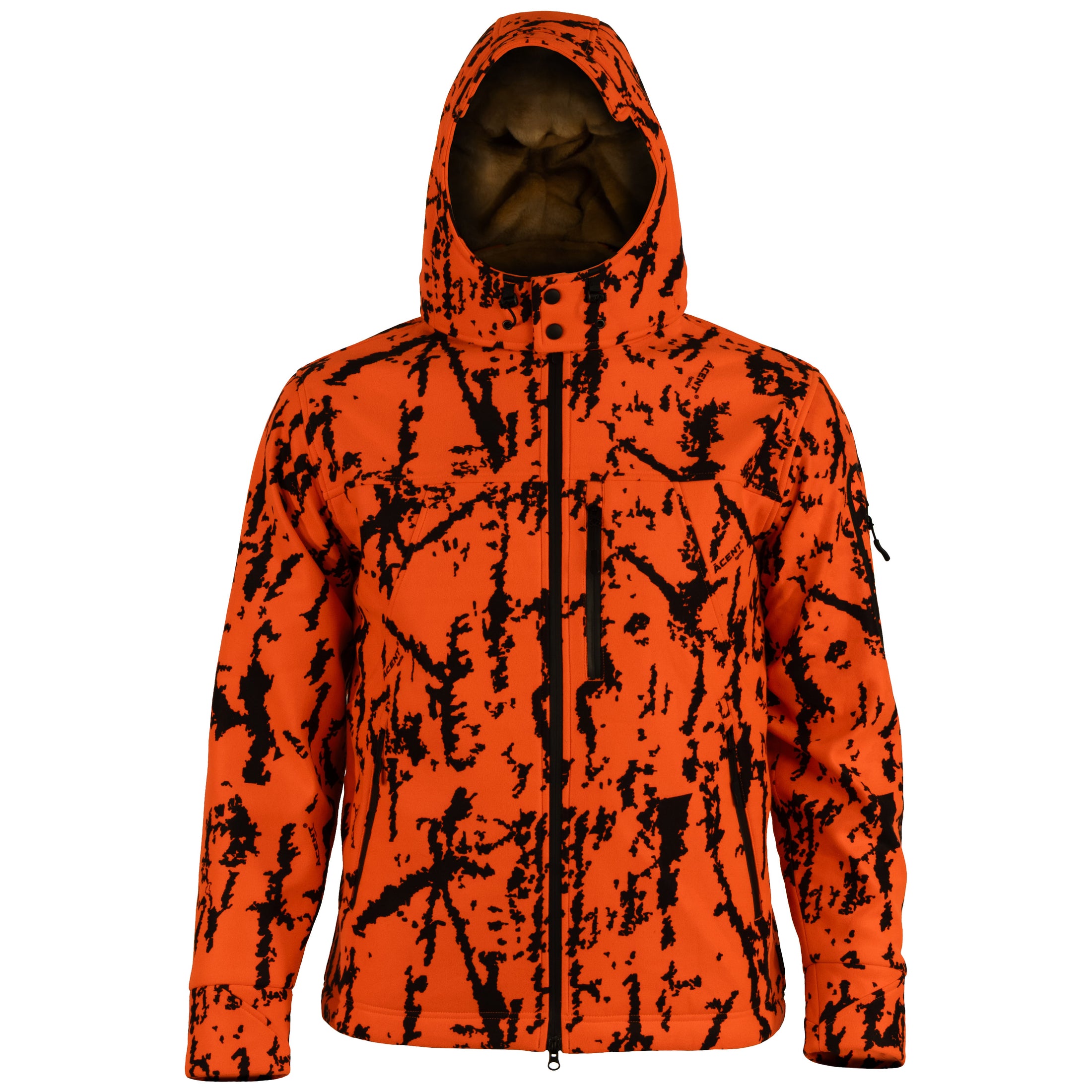 gamehide whitetail jacket front view (acent ignis)