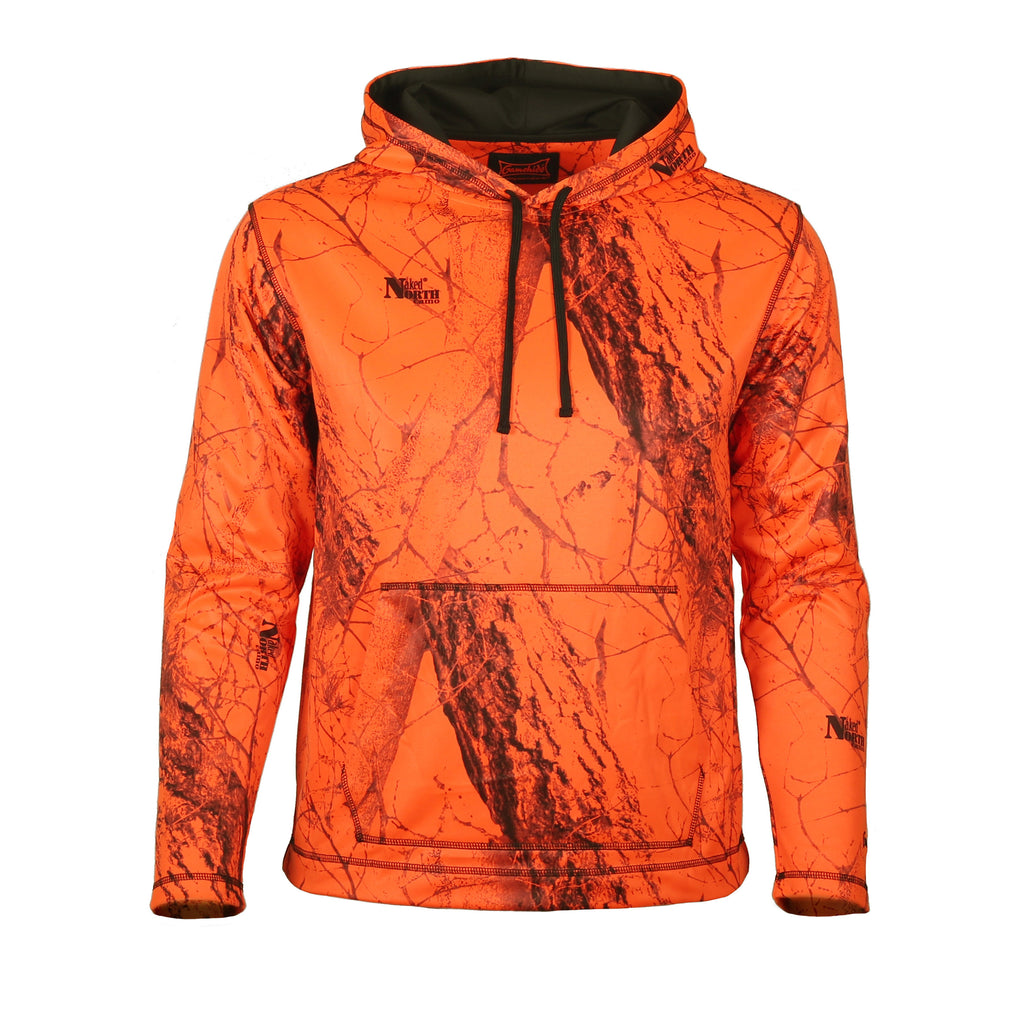 Hoodie Outlet Orange Camo Hoodie Mens Tartaros II Hoodie – Stretch