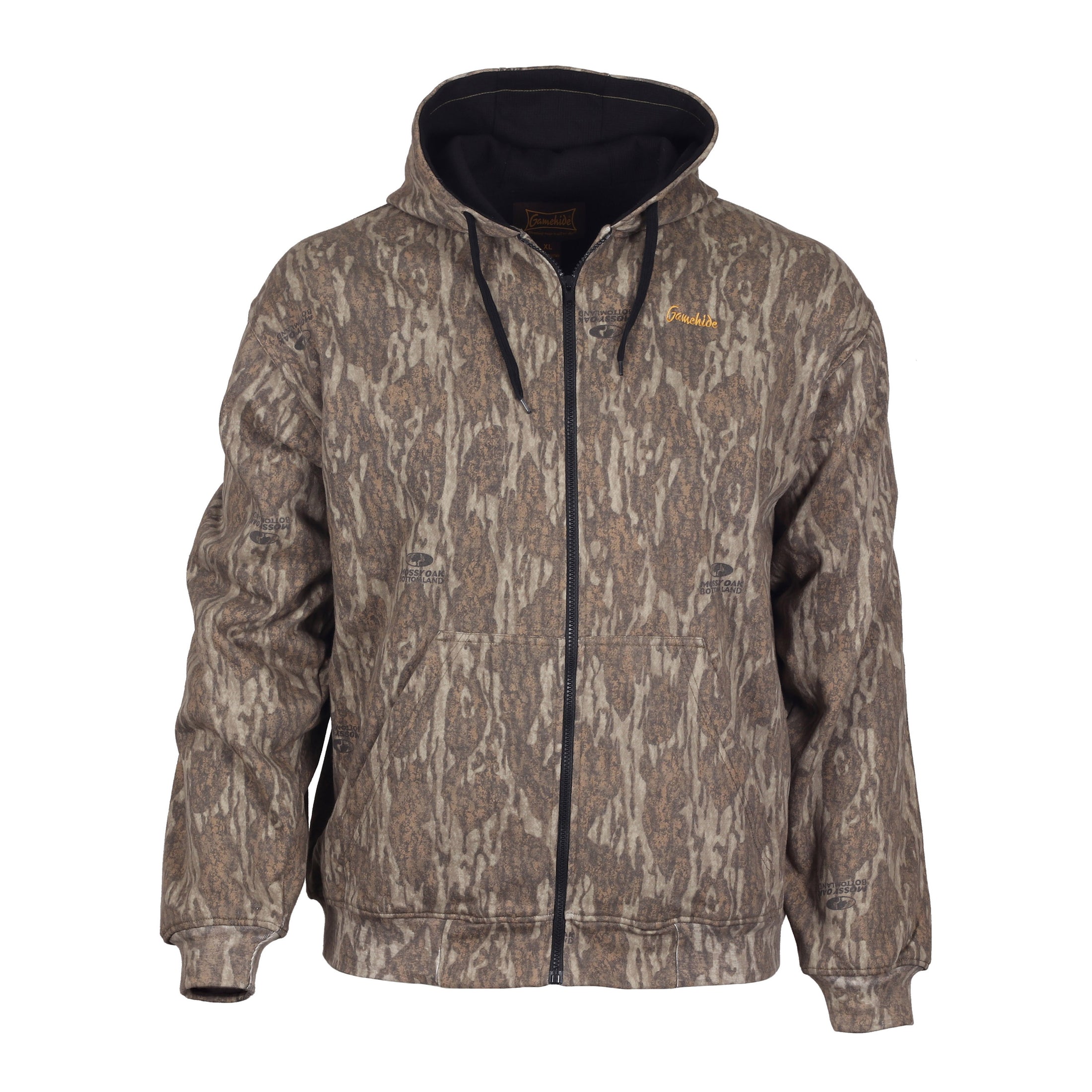 gamehide woodsman thermal hoodie (mossy oak new bottomland)