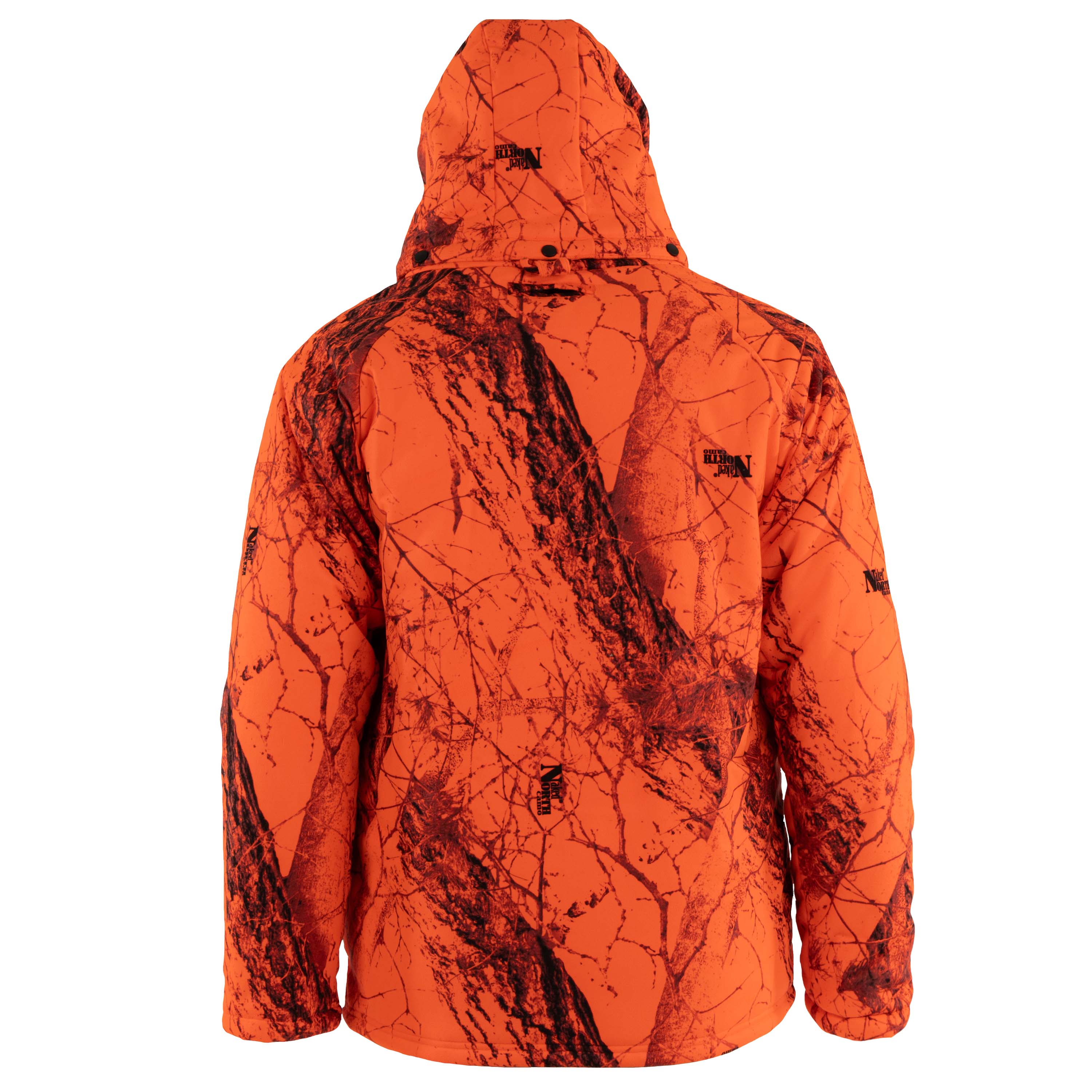 Orange camo parka best sale