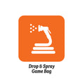 Load image into Gallery viewer, drop and spray clean game bag 
