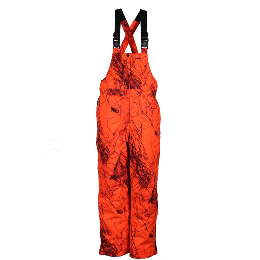 Gamehide sunset bib (naked north blaze orange camo).