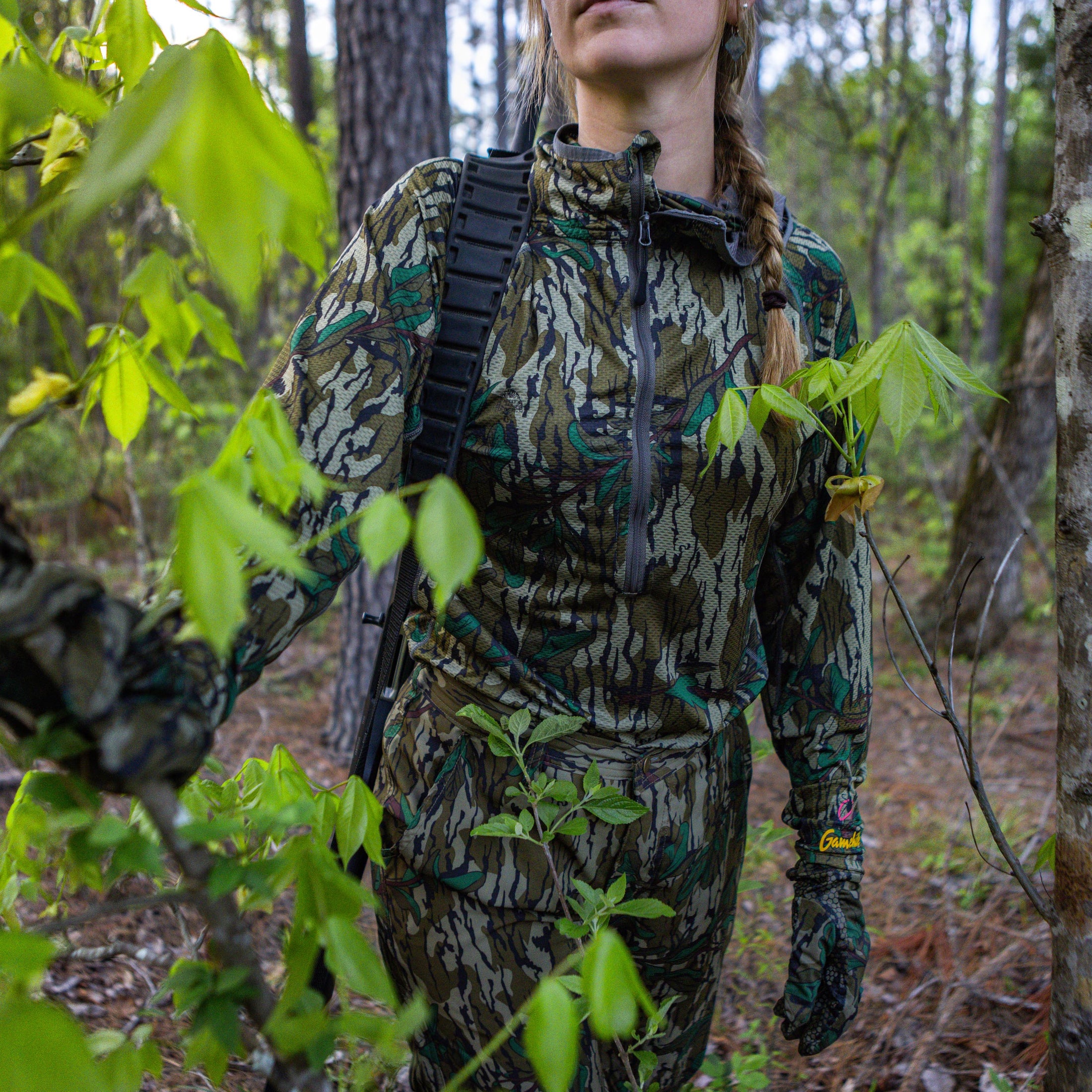 Gamehide Elimitick AeroFlex Hoodie - Lifestyle 3 - Mossy Oak Greenleaf
