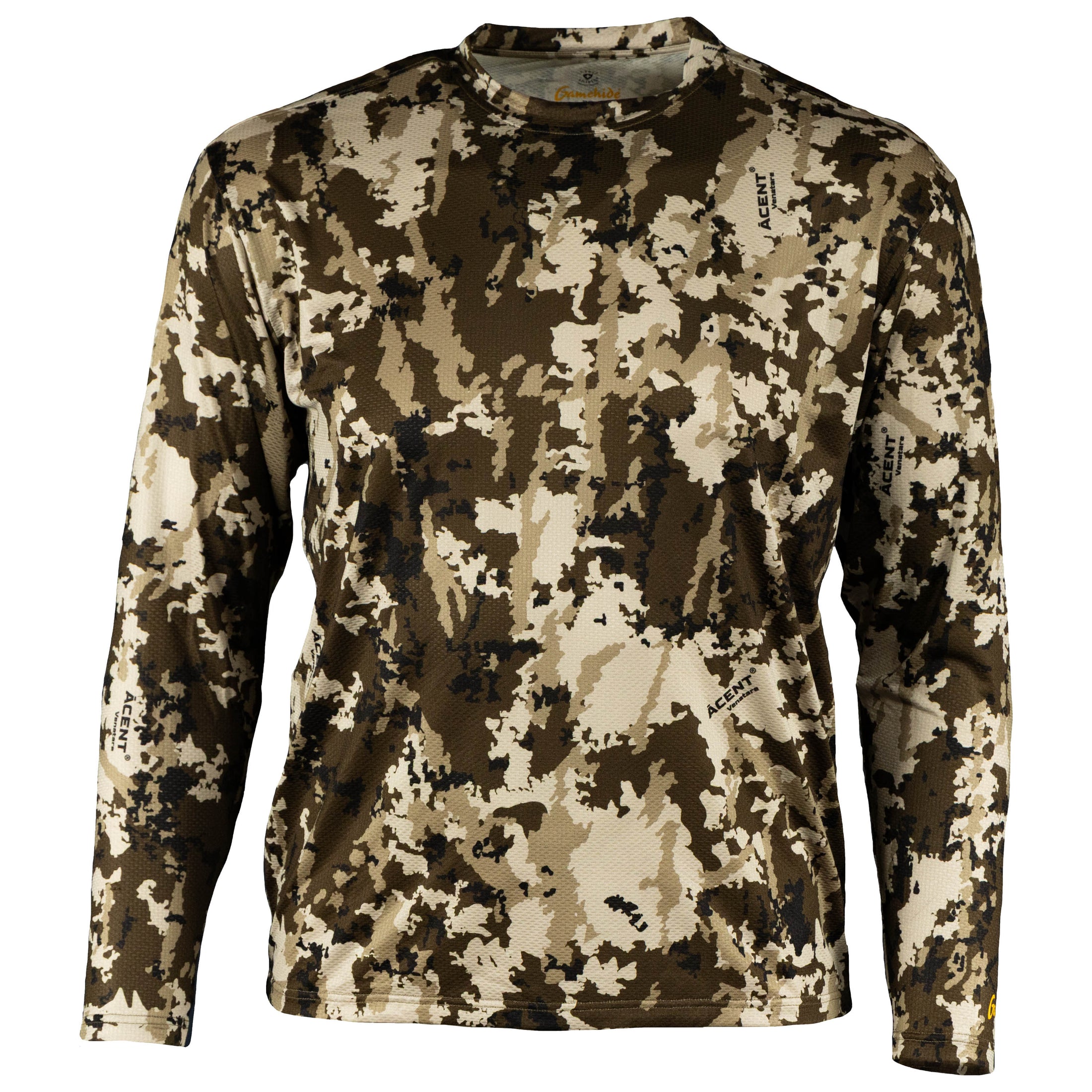 Gamehide Elimitick Aeroflex Long Sleeve Shirt - Front View - Acent Venatare