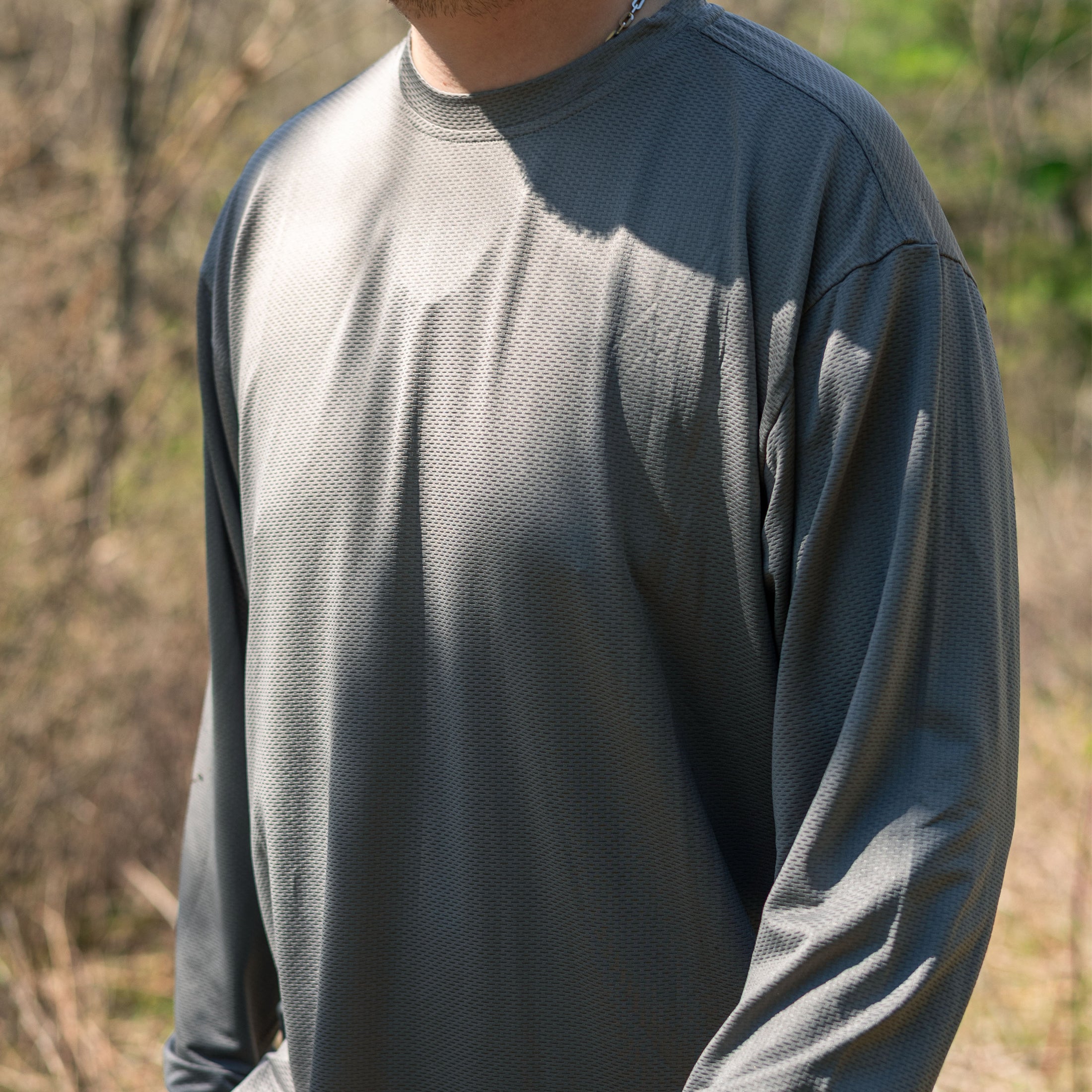 Gamehide Elimitick Aeroflex Long Sleeve Shirt - Lifestyle 1 - Gray