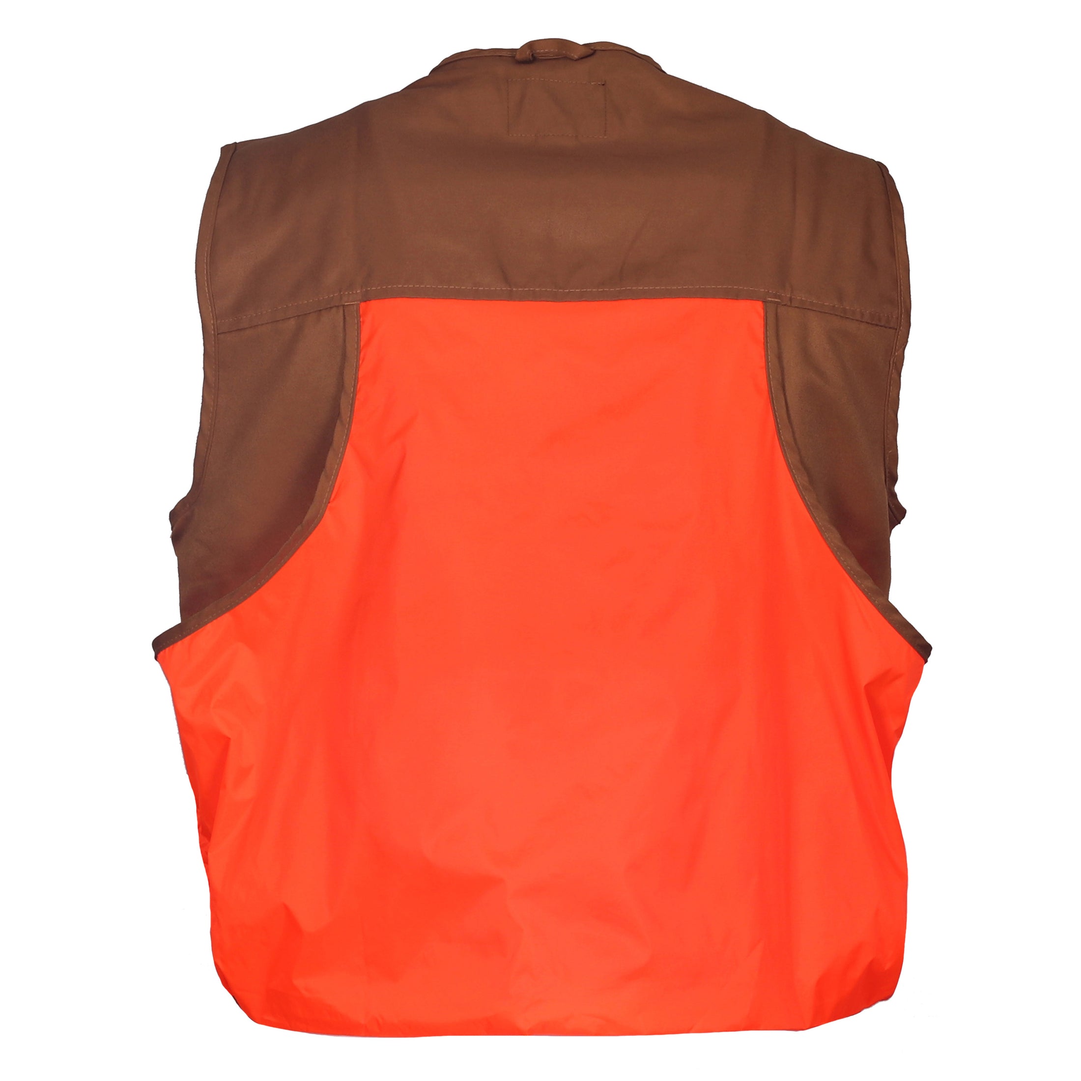 Gamehide - Youth Front Loader Vest - Back View - Marsh Orange/Brown